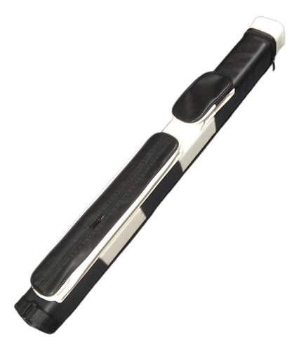 1/2 Pool Cue Case With Side Pocket Pu Leather Billiard Pool