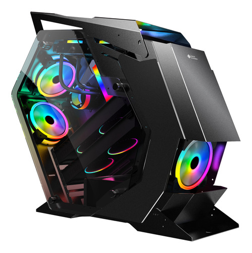 Gabinete Gamer Shot Gaming Warbeast Pro Series Cristal Rgb