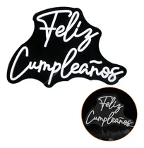 Comprar Letrero Led Acrílico De Feliz Cumpleaños Con Luz De Neón Ali