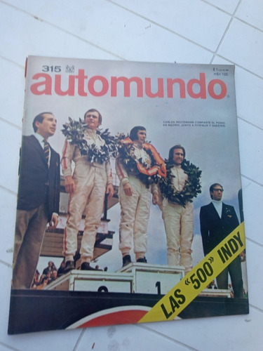 Revista Automundo N.315 Las 500 Indy C/poster