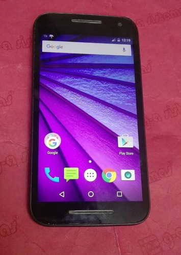 Moto G Tercera Generación Negro Celular Case Mica De Vidrio