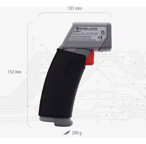 Termometro Intrinseco Ecom Ex-mp4 A Zona 1 +400c Laser C2
