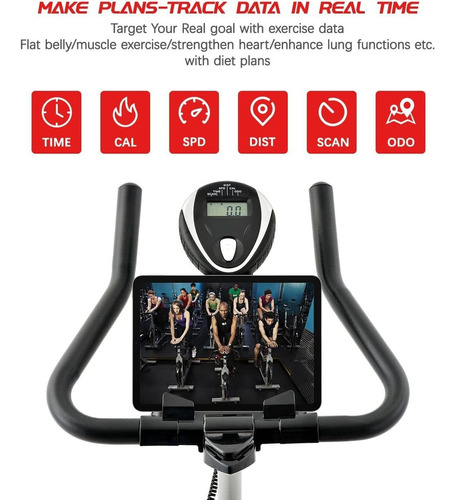 Sovnia - Bicicleta Estática Con Soporte Para iPad, Monitor L