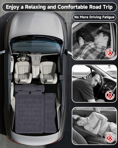 Cama De Colchón De Automóvil Inflable De Umbrauto: Colchón D