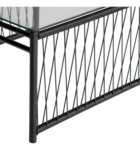 2 Poltronas E 1 Mesa De Centro Córdova Acesse Móveis Estrutura Azul