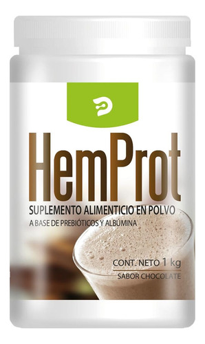 Hemprot Polvo Suplemento Alimen 1 Kg Varios Sabores Desacaf