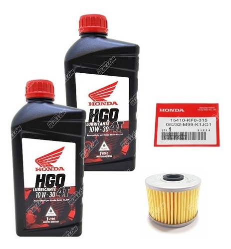 Kit Service Honda Xr 600 Filtro Aceite Original Hgo 10w30 M1