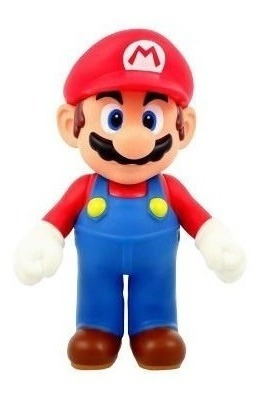Super Mario Bros Boneco Caixa  Grande 20cm