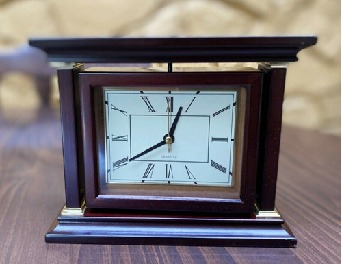 Reloj Mesa Bombay Picture Frame Wood Rotating