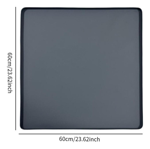 Alfombrilla Protectora Para Lavadora, Accesorio Gris 600 Mm