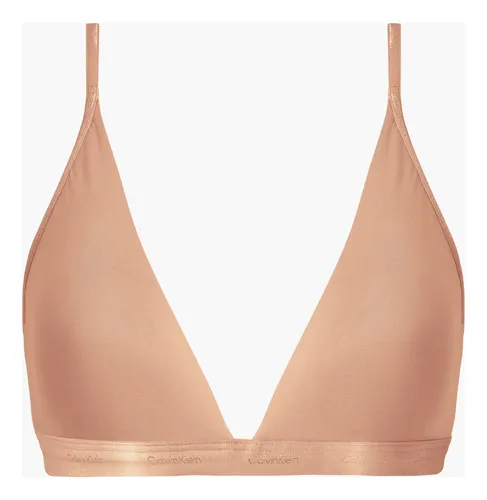 Bralette Triángulo Bodys Natural Café Calvin Klein
