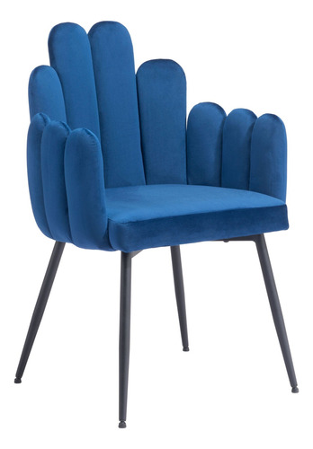 Silla De Comedor Noosa Azul Këssa Muebles