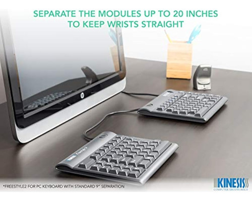 Teclado Ergonómico Kinesis Freestyle2 Para Pc (20)