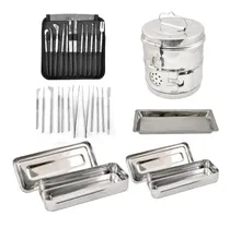 Comprar Set Instrumental Manicuria Pedicuria Esterilizador Bandeja