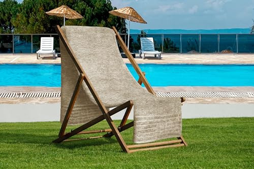 Toalla De Baño Jumbo 100% Algodón 40 X 80 Pulgadas Beige