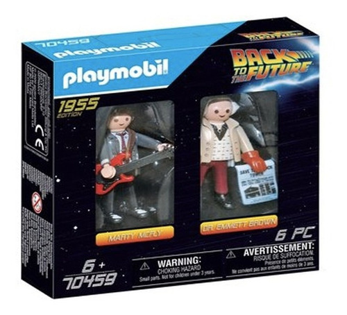 Set Volver Al Futuro Marty Y El Doc Playmobil 6pz