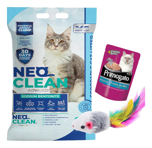 Sanitario Arena Aglomerante Neo Clean 20 Lts / Mundo Mascota