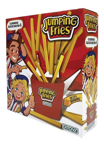 Imagen 2 de 4 de Juego de mesa Jumping fries Ditoys 2419