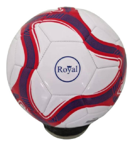 Pelota De Fútbol N5 Royal Color Azul-blanco-rojo