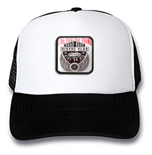 Gorra Trucker Motor Club Moto Motorcycle Live Fast Mot16