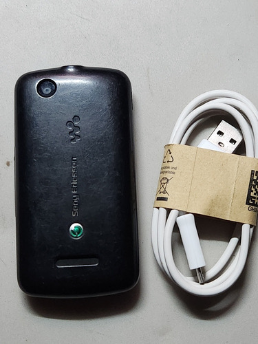 Sony Ericsson W100 Walkman Telcel Funcionando Bien, Leer Descripcion! Celular Retro Clasico Vintage Old Viejito W205 W300 W580 W600 W610 W800 Xperia Negro (Usado)