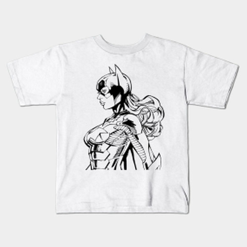 Remera Freekomic Batichica Niño Adulto Blanca E 6