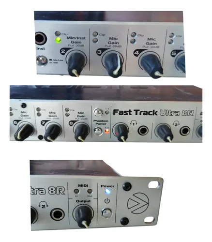 M-AUDIO Fast Track Ultra8R オーディオインターフェース Interface M-audio Fast Track Ultra 8r (requer Recuperação