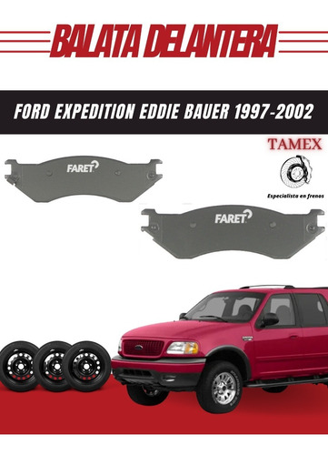 Balata Delantera Ford Expedition Eddie Bauer 2000