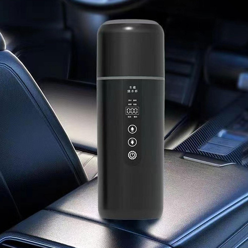 Taza De Viaje Con Calefacción Para Coche, 12 V, 24 V,