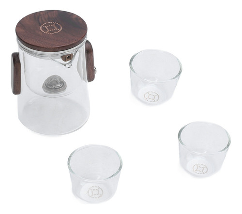 Tetera De Vidrio Con Separación De Agua Enchanted.
