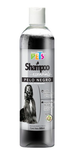 Shampoo Essentials Nogal Pelo Negro 500ml Perro Fancy Pets