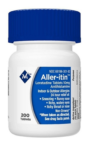 Alleritin Antihistaminico Loratadina 200 Tabletas Eg U25 Sabor Nd
