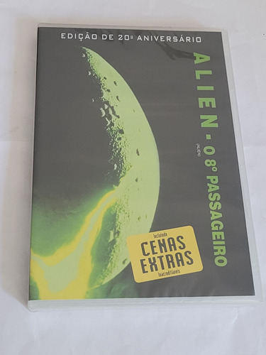 Dvd Filme Alien O 8° Passageiro- Edição De 20° Aniversário