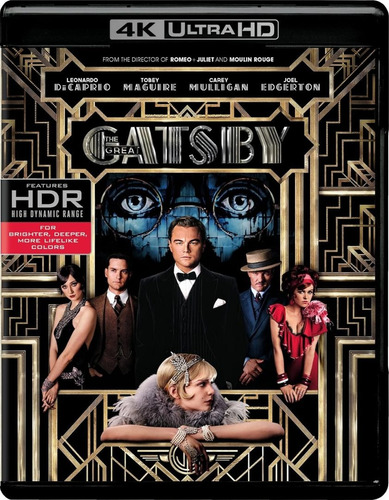 O Grande Gatsby 4k + Blu-ray Dublado/leg Original Lacrado