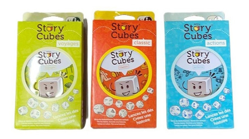 Pack 3 Story Cubes Original Skyship Envío Gratis