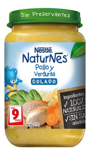 Colado Nestlé Naturnes Pollo Y Verduras 215 G