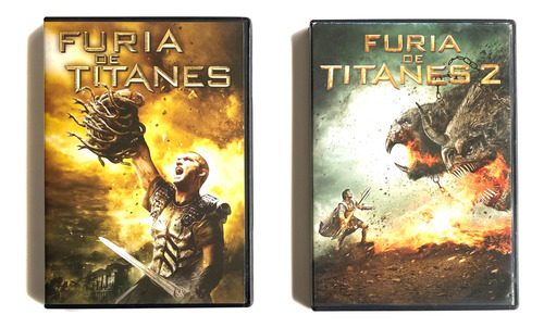 Coleccion Dvd Furia De Titanes 1 Y 2 / Películas 2010 - 2012