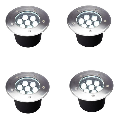 Luces De Suelo Impermeables Para Exteriores 6 Pulgadas 7 W