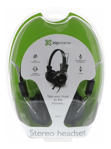 Audifonos Estereo Con Microfono Klipxtreme Ksh-320