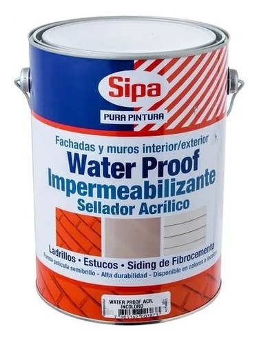 Barniz Impermeabilizante De Ladrillo Water Proof 1 Gal 