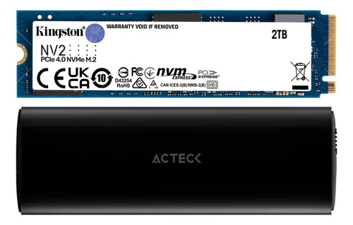 Unidad De Estado Solido Ssd Externo 2tb Acteck Usb-c 3500mbs