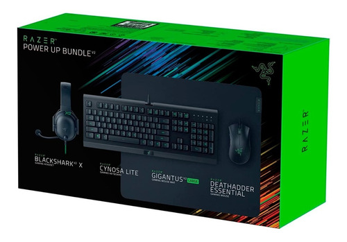 Razer Power Up Gaming V2 Negro Headset, Teclado, Mouse, Pad