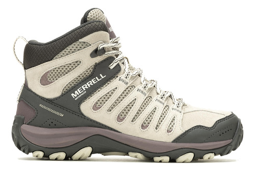 Botín Impermeable Mujer Crosslander 3 Mid Crema Merrell