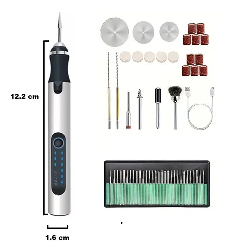 Grabador De Boligrafo Electrico Inalámbrico Recargable 60 Pc