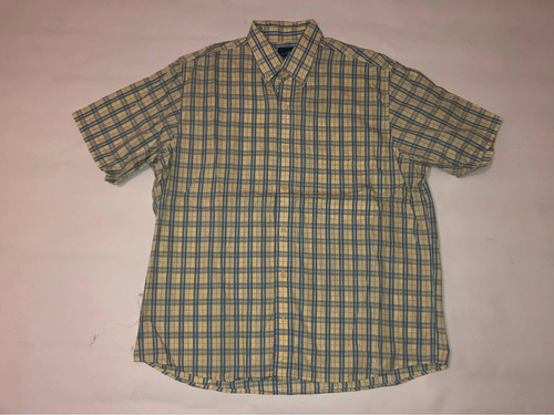 Camisa Inserch Talle 40 Algodón Impecable Manga Corta Cuadri