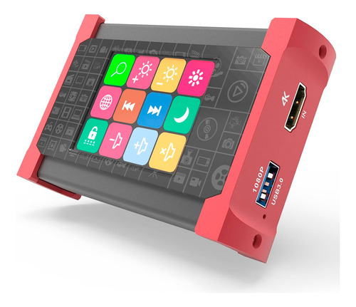 Placa De Captura Usb Hdmi 4k Hdr10 Tela Toque Touch - Dorn