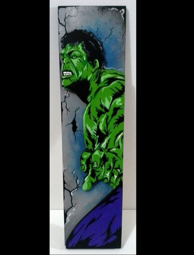 Largueros Cuadros Personajes Marvel Hulk Y Mas