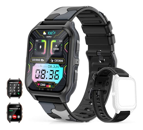 Besrfit Smart Watch (respuesta/llamada De Make),1.83' Vv4tq