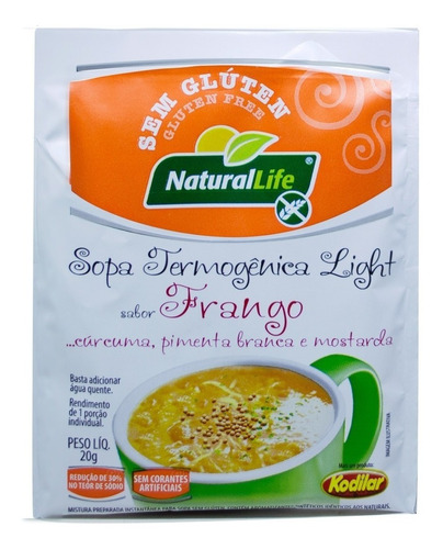 Kit De 36 Sopas Termogênicas Cenoura, Carne Ou Frango 20g