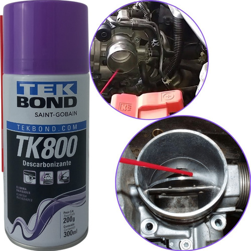Descarbonizante Spray Tk800 300ml Motor Carburador Tek Bond